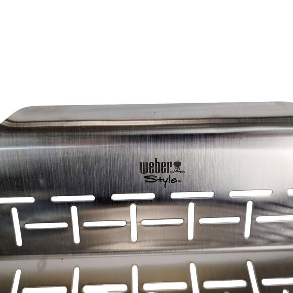 Weber Style Stainless Steel BBQ Vegetable Grilling Basket 12" Square, Never Used - Picture 2 of 6